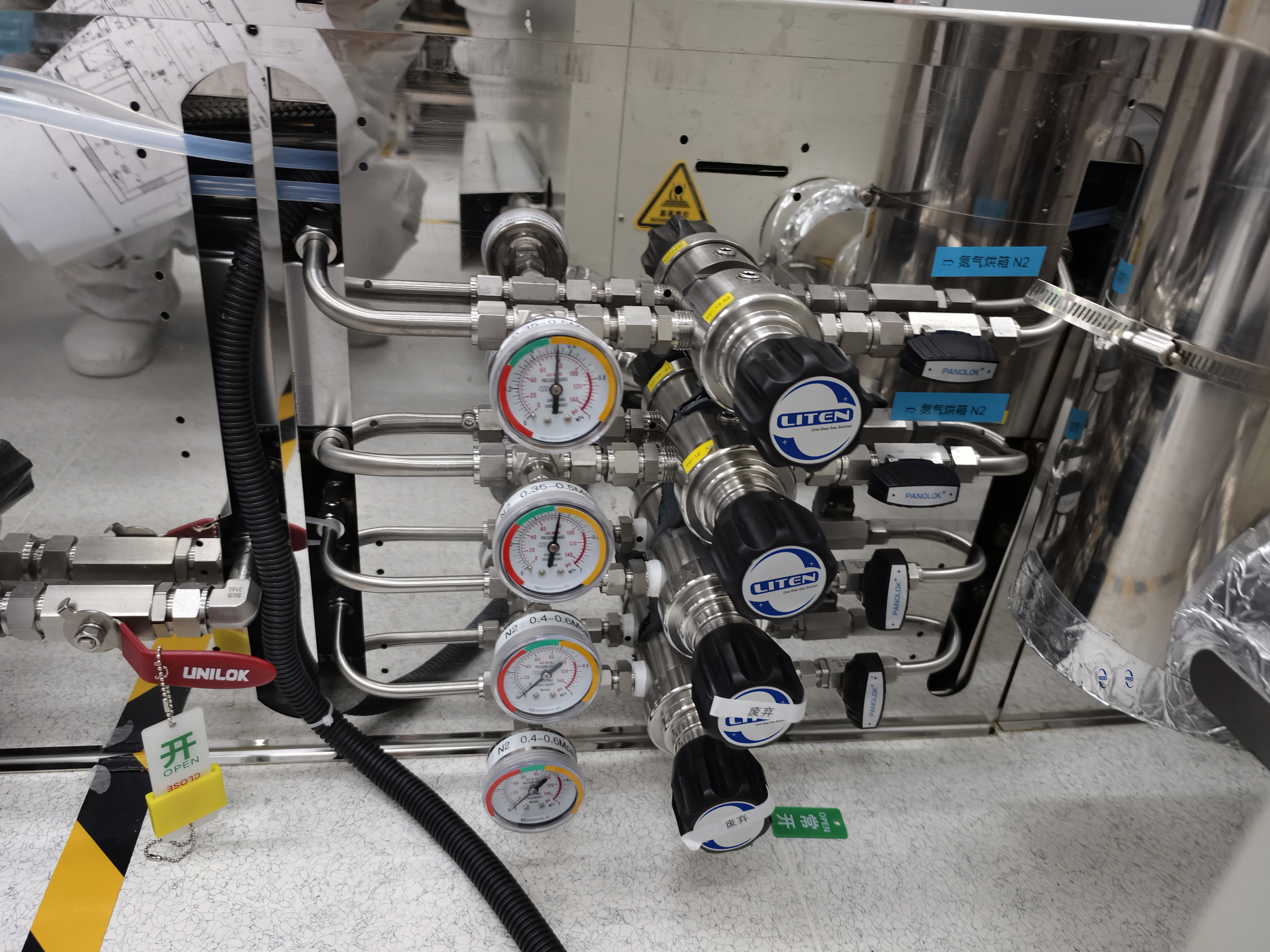 high pressure regulator for industrial gas control system