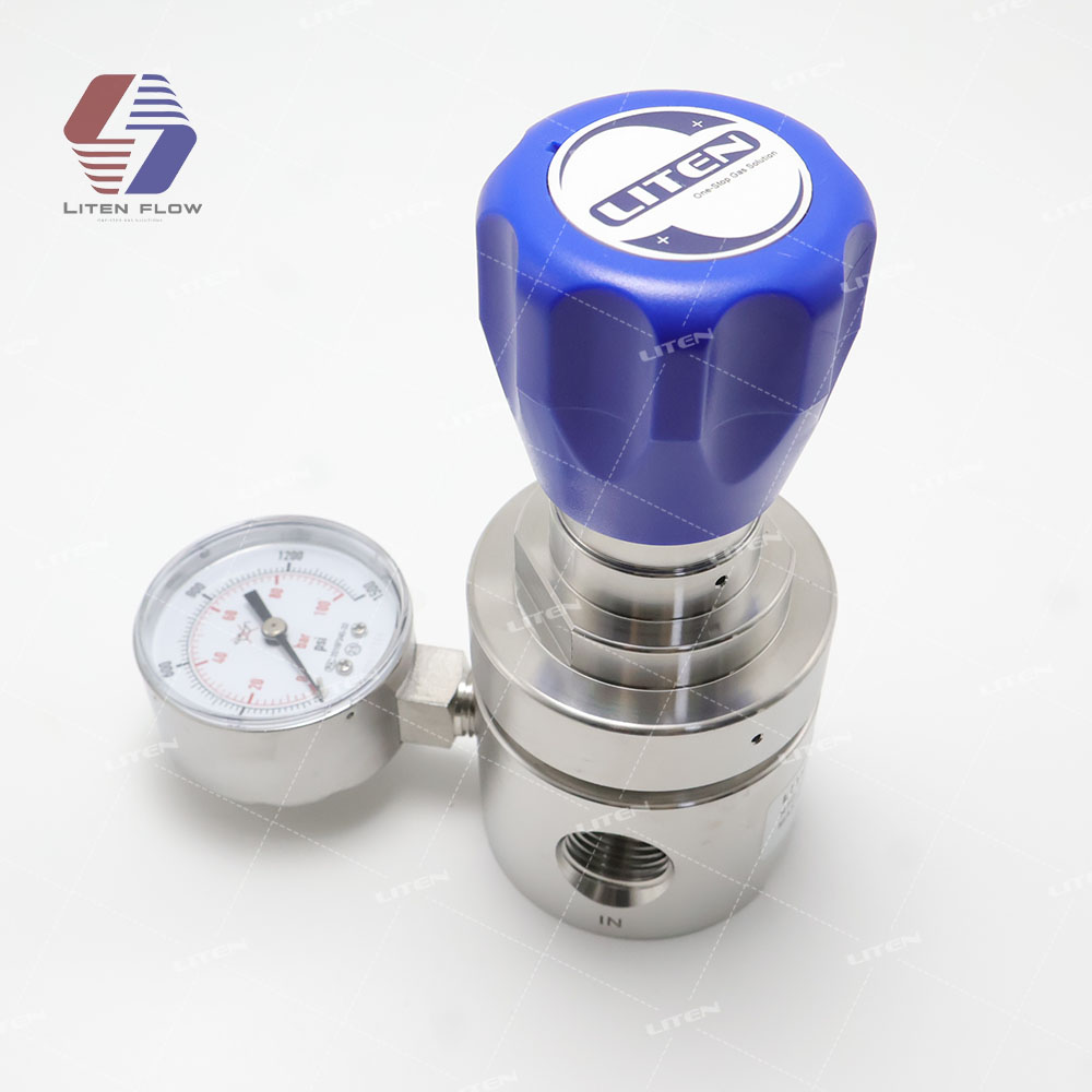 R72 stainless steel back pressure regulator with reliable sealing performance