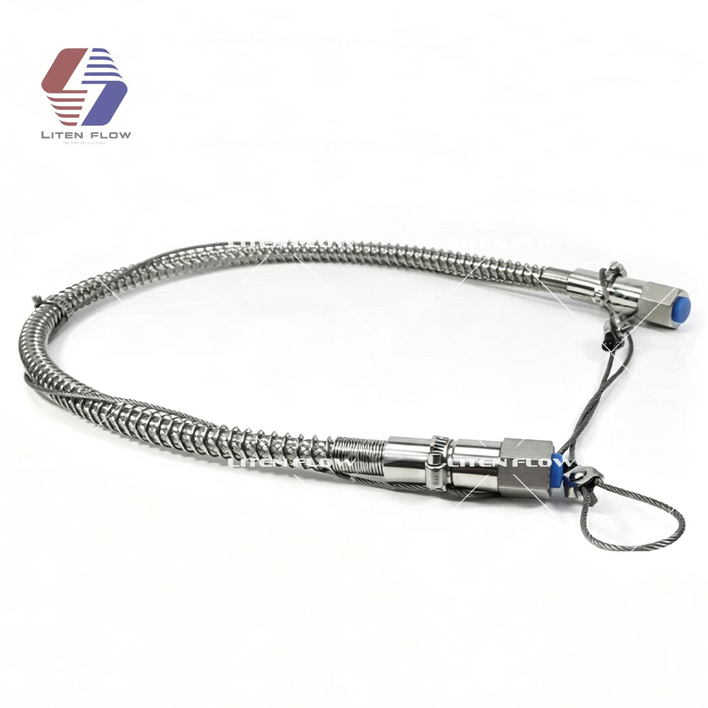 custom length stainless steel flexible gas hose