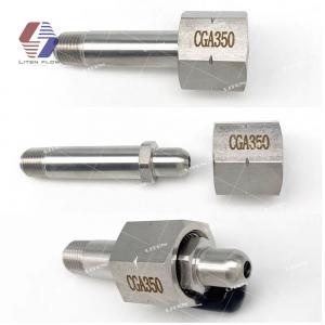 CGA 326 Cylinder Inlet Fitting to 1/4 Male NPT