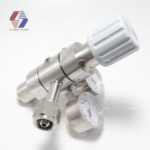 High Purity Two Stage Pressure Regulator 4000 PSIG Max. In 100PSIG Out CGA 580 Inlet