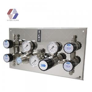 SA21 Semi automatic Changeover Panel 2 SA21 Cylinder Gas Regulator all 316L stainless steel for 6.0N High Purity Gas